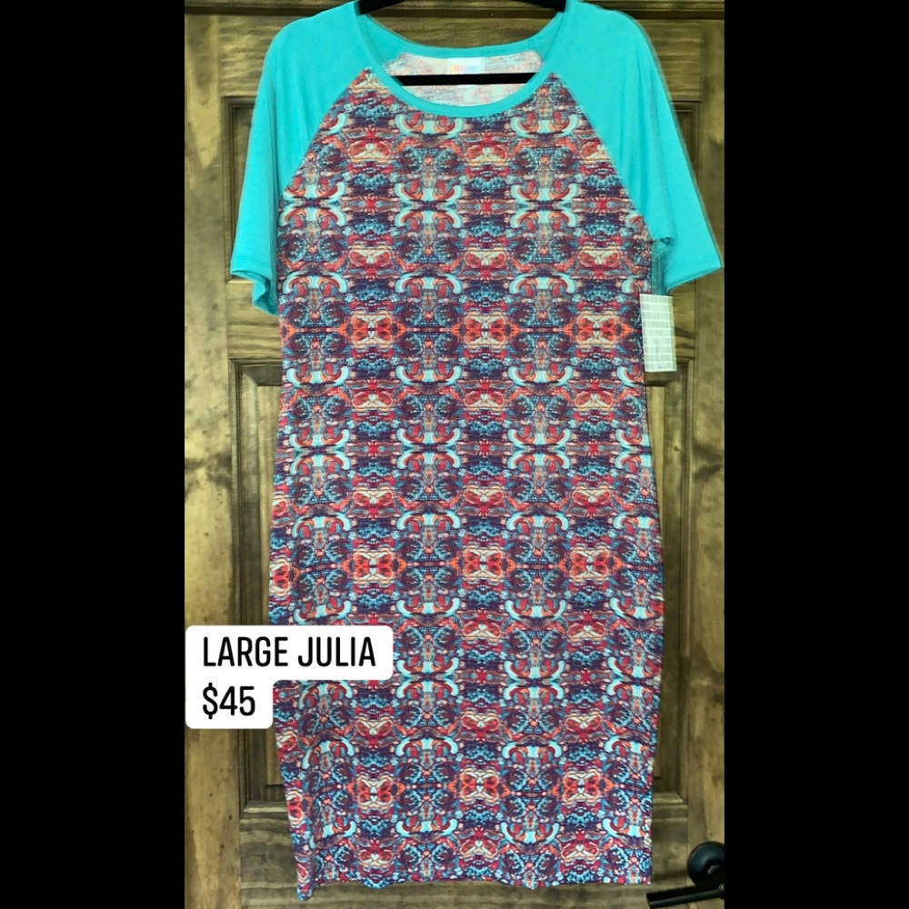 NWT LULAROE JULIA DRESS #EASTER